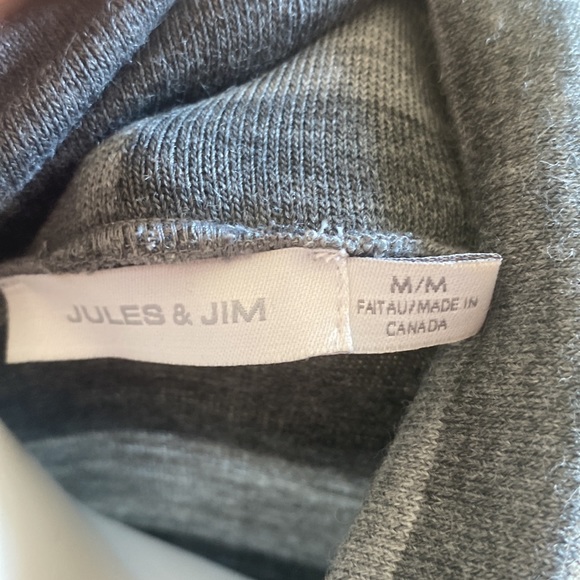 Jules & James Women’s Medium Two-Toned Grey Cowl Neck Dress - Picture 3 of 4